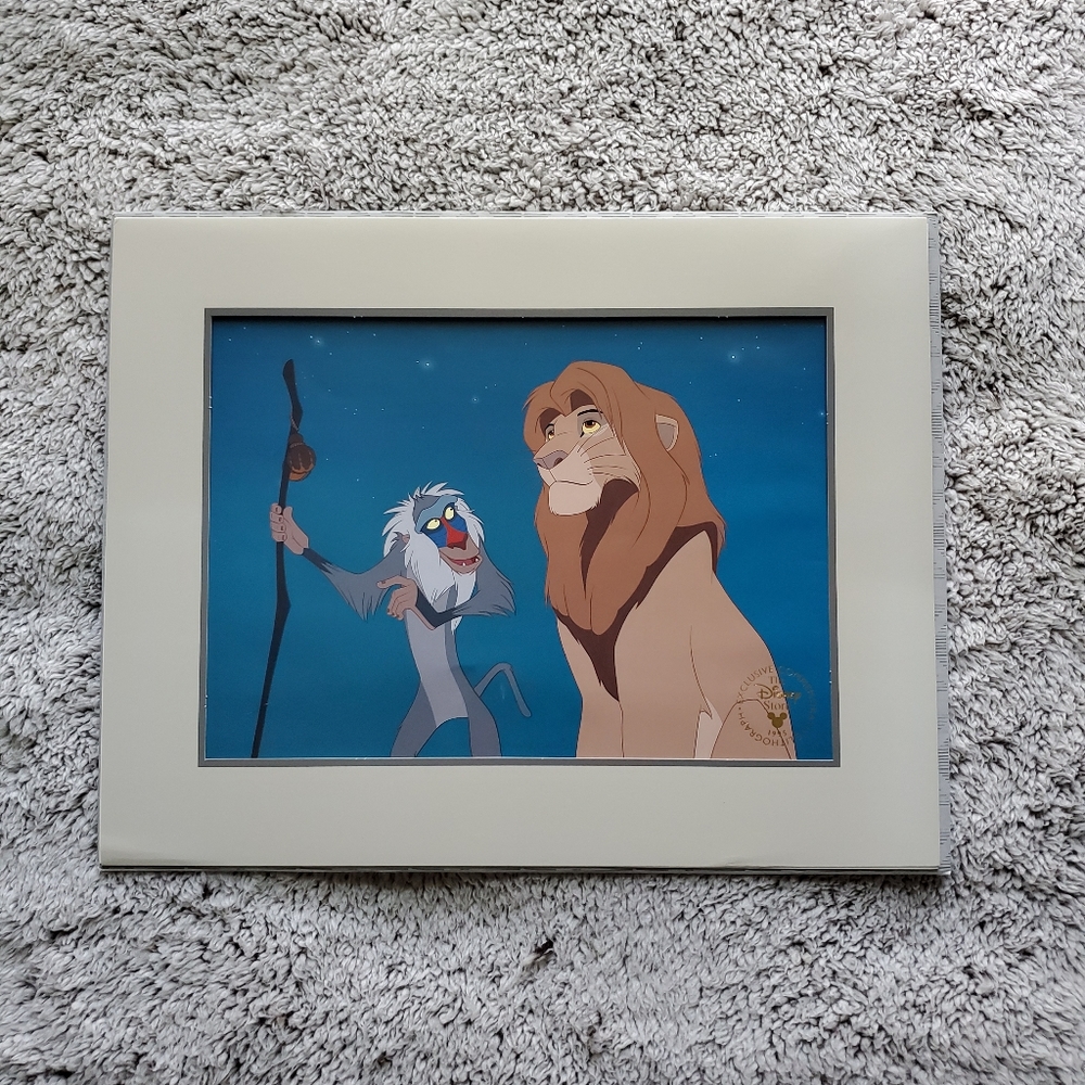 LION KING lithograph 11x14
